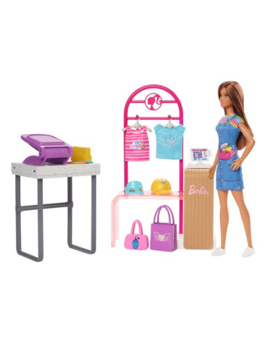 Set bambola Mattel HKT78 BARBIE Boutique Moda