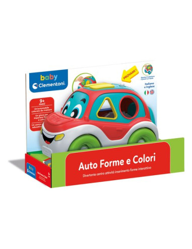 Prime attività Clementoni 17774 BABY Auto forme e colori 3 in 1