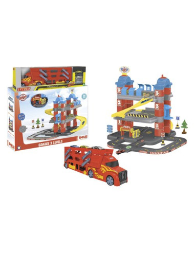 Garage Playset Globo 12144 SPIDKO 3 piani con camion portauto