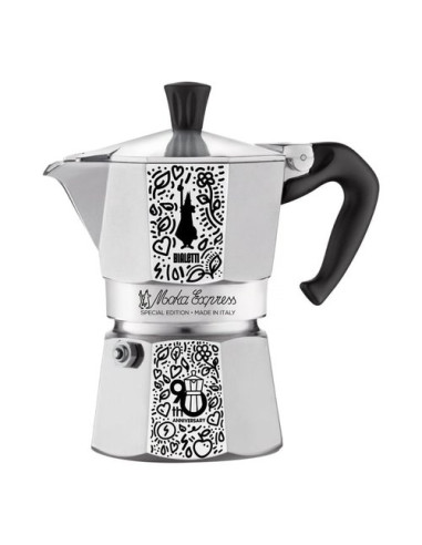 Caffettiera Bialetti 0005175 MOKA EXPRESS 90 Anniversario Cromo satina