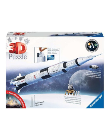 Puzzle Ravensburger 11545 3D Apollo Saturn V Rocket