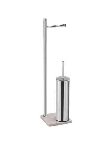 Colonna attrezzata WC Gedy TA32 03 TANIA Cromo e Beige