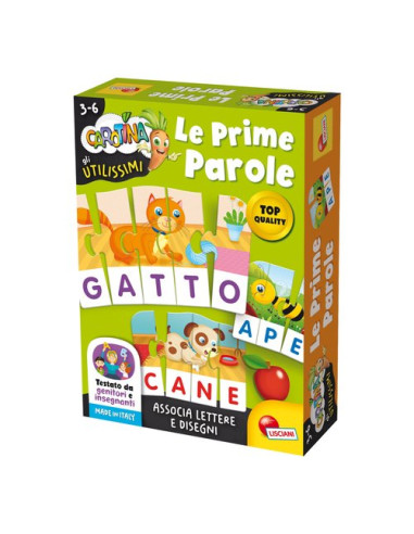 Gioco educativo Lisciani 102334 CAROTINA UTILISSIMI Le Prime Parole