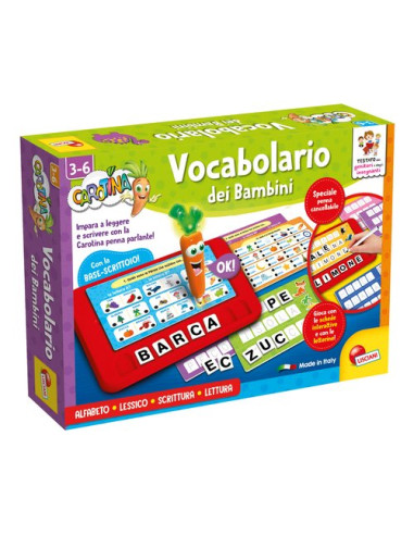 Gioco educativo Lisciani 102327 CAROTINA Il Grande Vocabolario dei bam