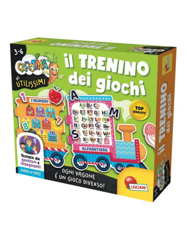 Gioco educativo Lisciani 102860 CAROTINA Il Trenino dei Giochi