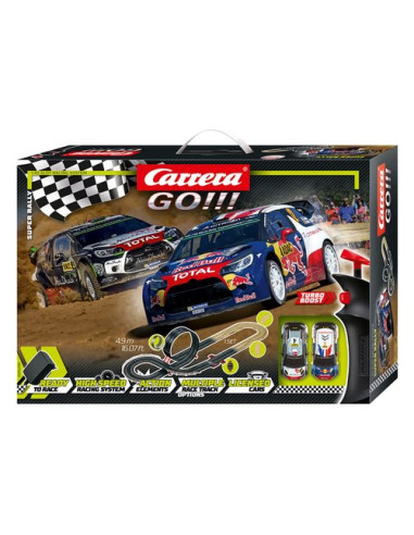 Playset pista Super Rally Citroen DS3 WRC Carrera Toys 20062495 GO!!!