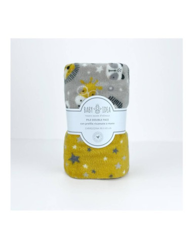 Coperta carrozzina Baby Idea PFCL Leone giallo