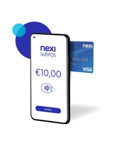 Lettore carte di credito Nexi SoftPOS