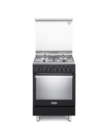 Cucina gas De Longhi PEMA 64 L Inox e Nero