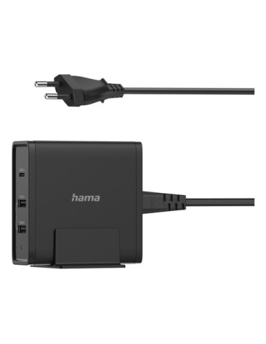 Caricabatterie Hama 00200017 CHARGER STATION 65W Power Delivery Black