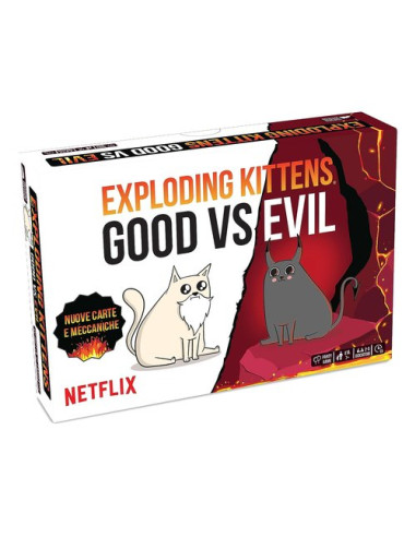 Gioco Asmodee 8634 EXPLODING KITTENS Good Vs Evil