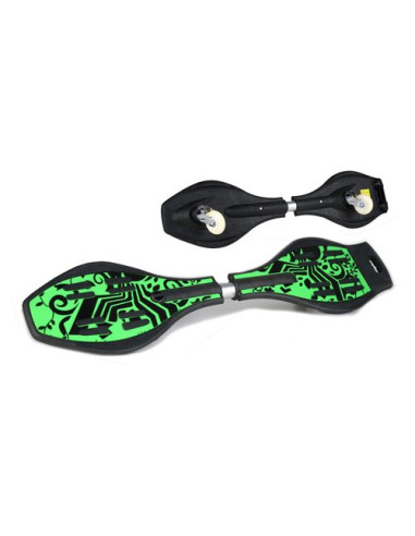 Skateboard Odg ODG166 Wave con luci led Assortito