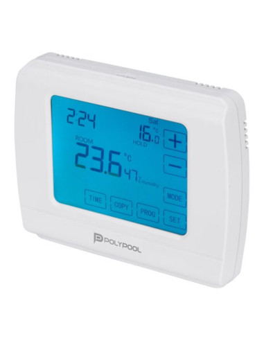 Cronotermostato Poly Pool PP1467 Digital Touch screen Bianco