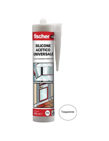 Silicone acetico Fischer 9219 Universale Trasparente