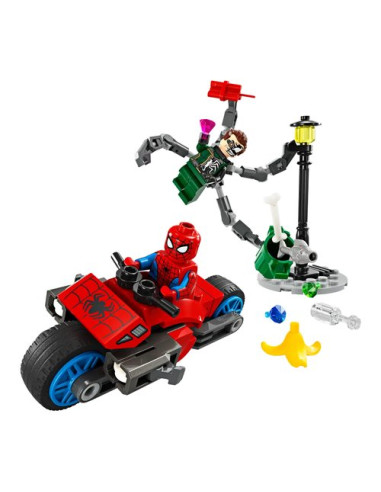 Inseguimento sulla moto: Spider Man vs. Doc Ock LEGO 76275 MARVEL