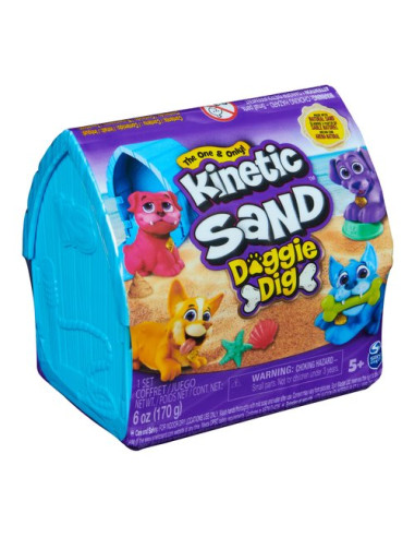 Sabbia creativa Spin Master 6068641 KINETIC SAND Mini Cagnolino 170 gr