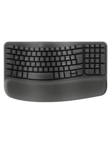 Tastiera computer Logitech 920 012293 ERGO Wave Keys Grafite