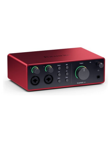 Interfaccia audio Focusrite SCARLETT 4i4 Gen4 Red e Black