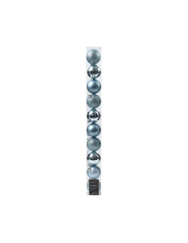 Palline albero Amicasa 9022471 Blu ice