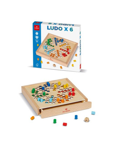 Gioco Dal Negro 54123 Ludo x 6