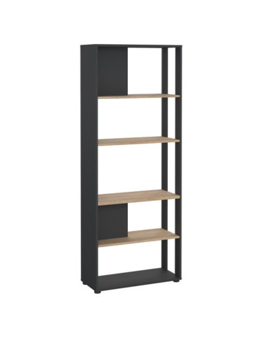 Libreria Tvilum 65592IGHL SIGN Matt Grey e Jackson hickory