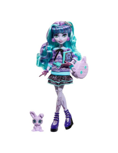 Bambola Mattel HLP87 MONSTER HIGH Twyla Creepover Party