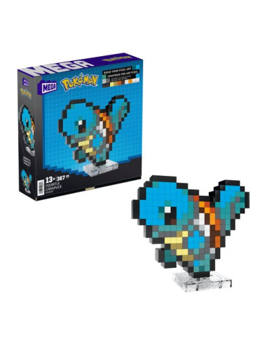 Pixel Art Squirtle Mega Bloks HTH77 POKEMON