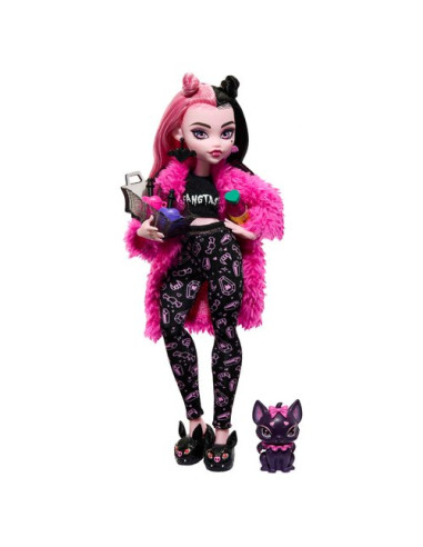 Bambola Mattel HKY66 MONSTER HIGH Dracularia Creepover Party