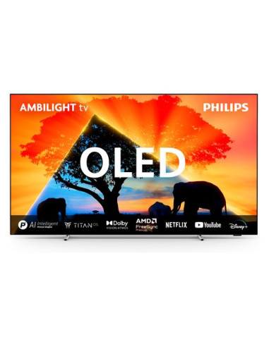 Tv Philips 55OLED769 12 AMBILIGHT Smart TV UHD Cromato satinato