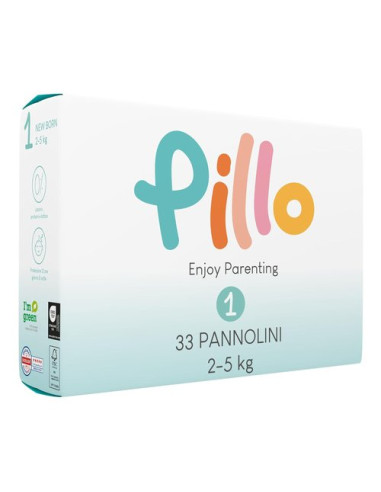 Pannolini Pillo 00212 ENJOY PARENTING Misura 1 Newborn