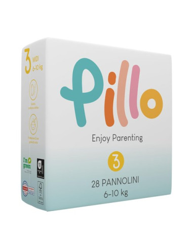 Pannolini Pillo 00218 ENJOY PARENTING Misura 3 Midi