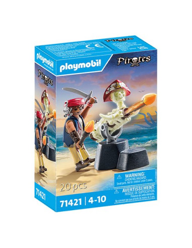 Pirata con cannone Playmobil 71421 PIRATES