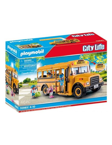 School Bus Playmobil 70983 CITY LIFE