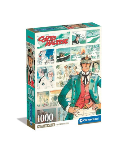 Puzzle Clementoni 39808 CORTO MALTESE con poster incluso