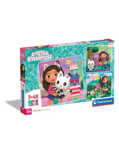 Puzzle Clementoni 25295 GABBY'S DOLLHOUSE Tris Supercolor