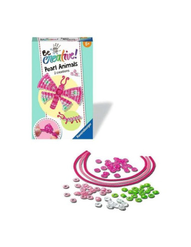 Gioco creativo Ravensburger 18249 BE CREATIVE Pearl Animals 2 Creation