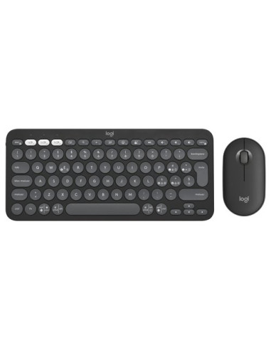 Tastiera e mouse Logitech 920 012221 K SERIES Pebble 2 Combo Graphite