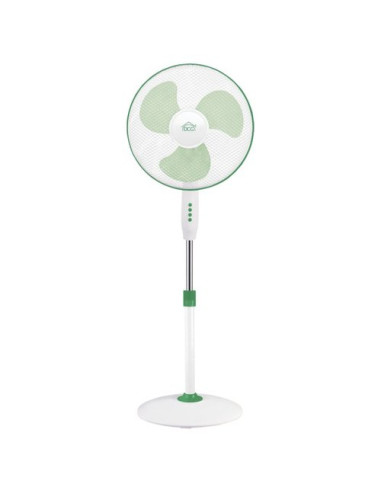 Ventilatore Dcg VE1670G Colonna Bianco e Verde