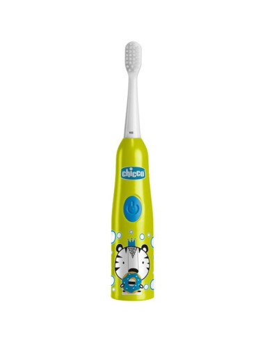 Spazzolino denti Chicco 00012085100000 Elettrico Tigre 36m+ Verde