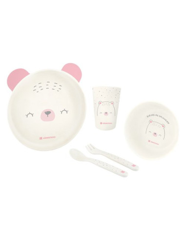 Set pappa Kikka Boo 31302040134 Bear pink