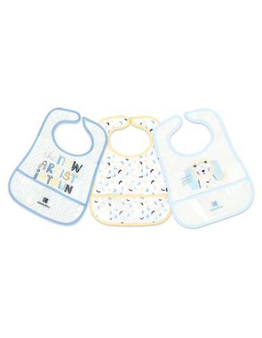 Set bavaglini Kikka Boo 31303030056 Arty Blue