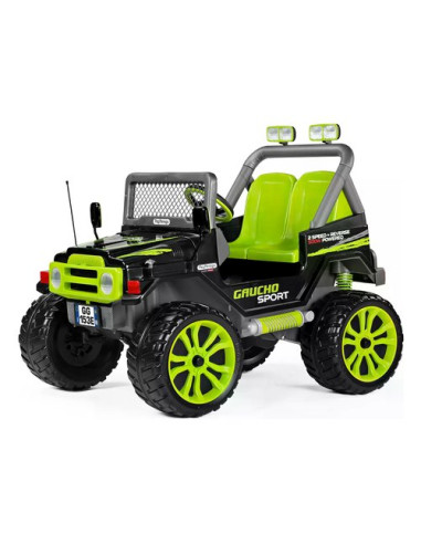 Auto elettrica Peg Perego IGOD0112 Gaucho Sport Nero e Verde