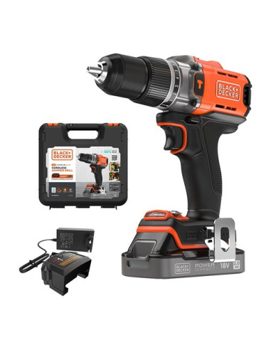 Trapano percussione Black & Decker BCD383D1XK QW POWER CONNECT