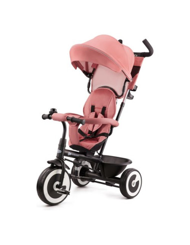 Triciclo Kinderkraft KRASTO00PNK0000 ASTON Passeggino 3 in 1 Rose pink