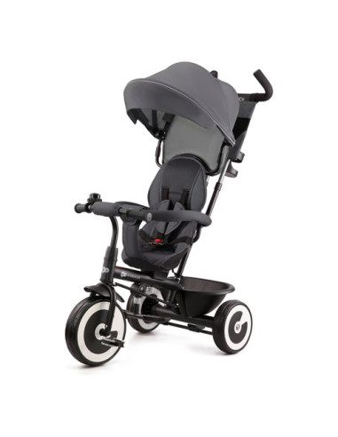 Triciclo Kinderkraft KRASTO00GRY0000 ASTON Passeggino 3 in 1 Grey