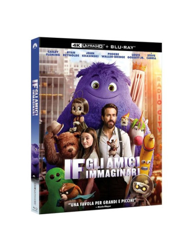 Blu Ray 4K John Krasinski - If - Gli Amici Immaginari (4K Ultra Hd+Blu