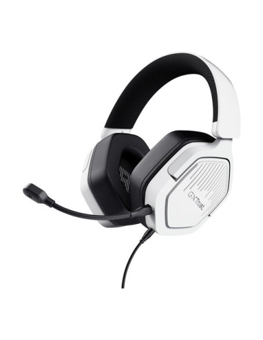 Cuffie gaming Trust 25448 GXT 492W Carus White e Black