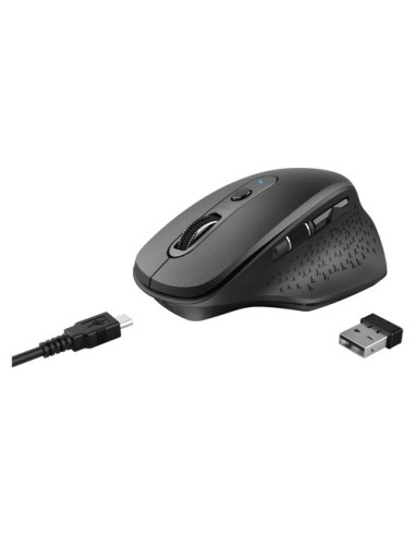 Mouse Trust 23812 Ozaa Rechargeable Black