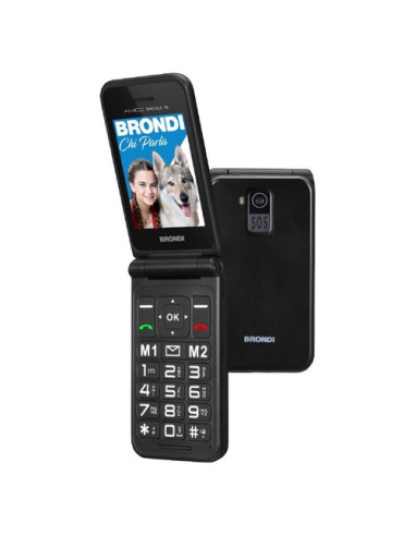 Cellulare Brondi 10281080 AMICO Speciale Dual Sim Black metal