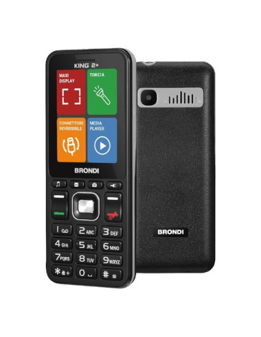 Cellulare Brondi 10281090 KING 2+ Dual Sim Black